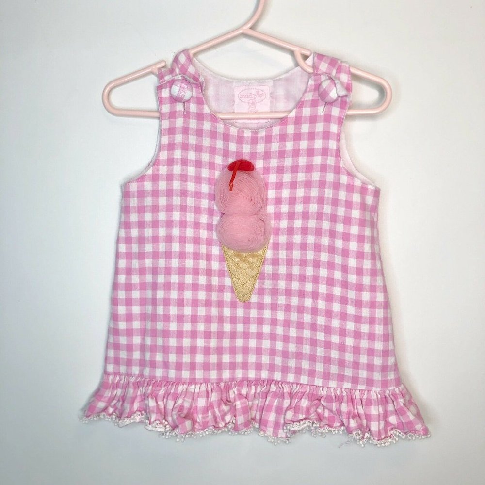 Mud Pie - Lot of 2 Dress Tunic Baby 18-24 Months - Picture 7 of 11